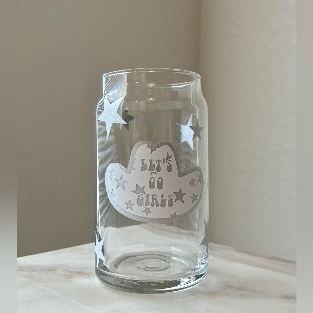 12oz Custom beer can glass